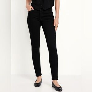 Old Navy Secret Soft Black Skinny Jeans
